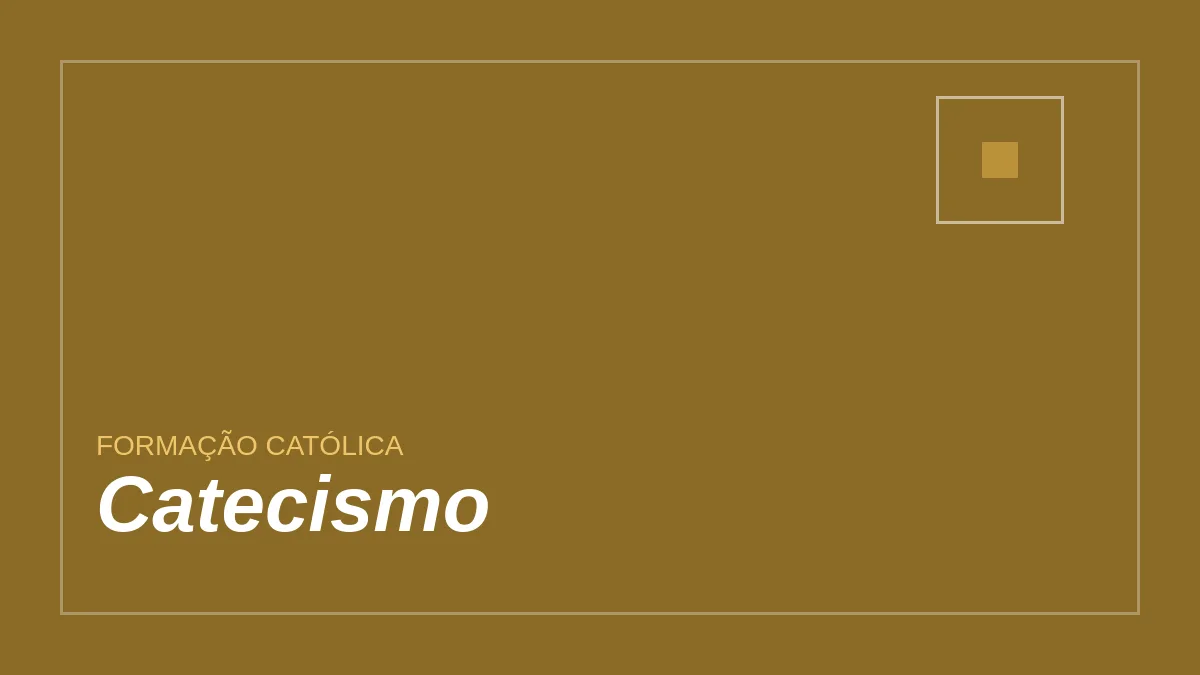Capa editorial de Catecismo