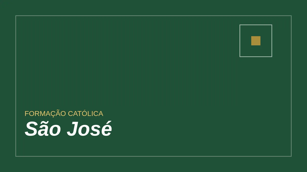 Capa editorial de São José