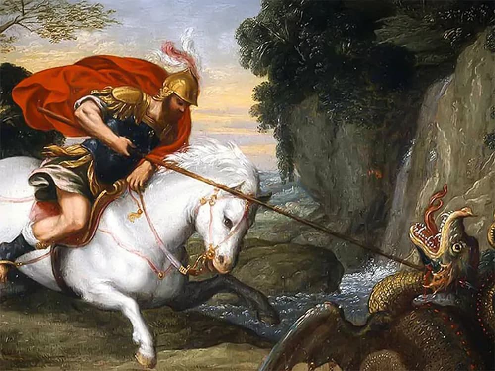 A lenda de São Jorge e o dragão
