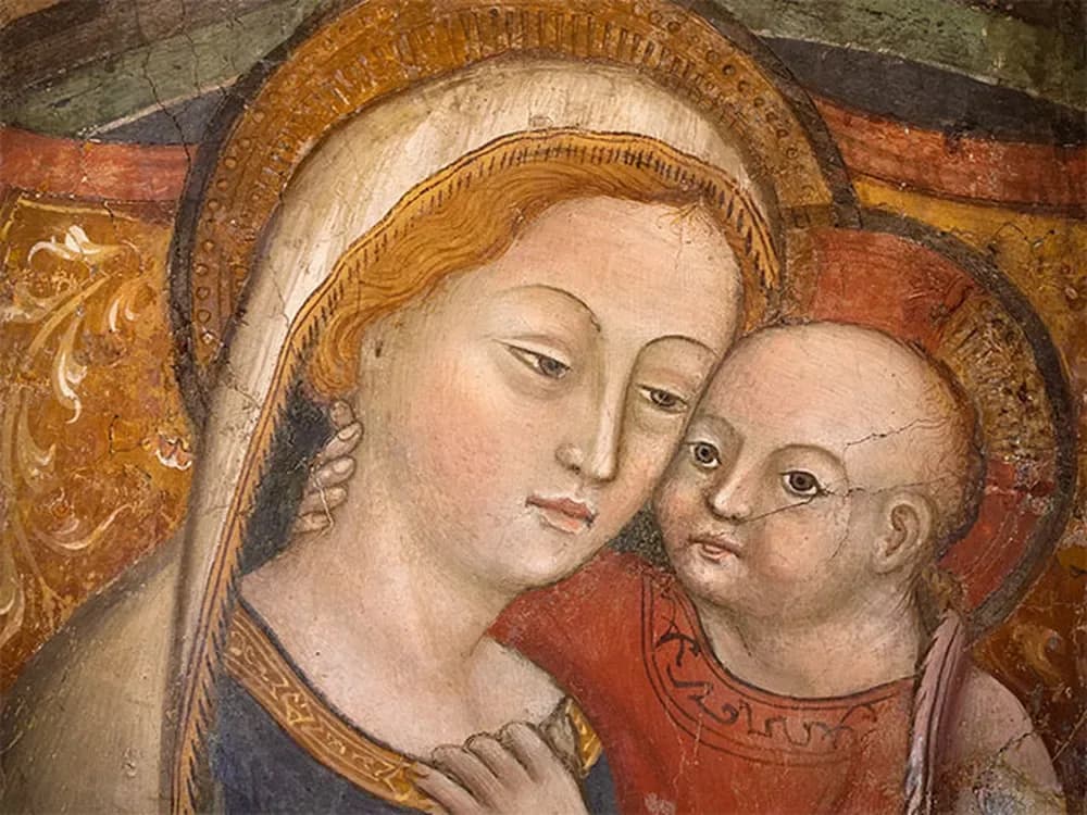 O afresco de Nossa Senhora do Bom Conselho